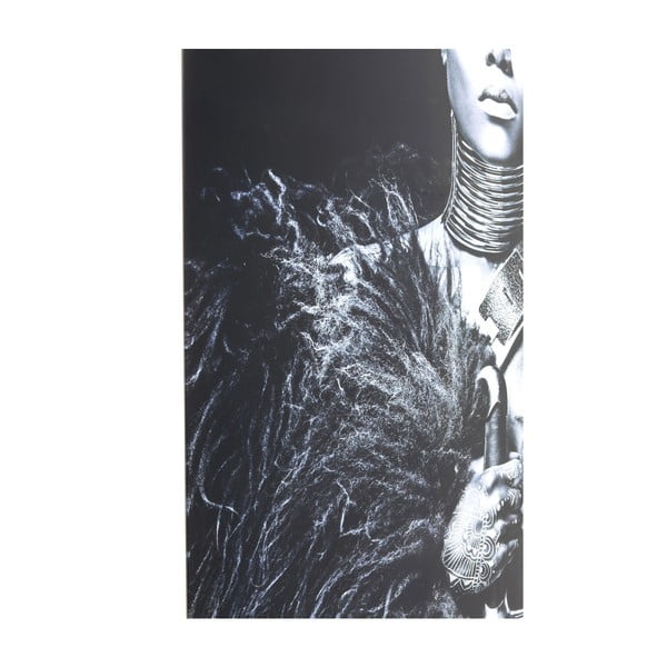 Tablou Kare Design Lady Knight, 150 x 100 cm, alb - negru-image-1