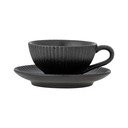 Ceașcă neagră pentru cappuccino din ceramică 200 ml Neri – Bloomingville