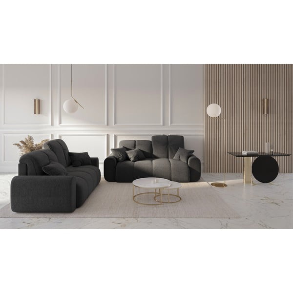 Canapea Devichy Tous, gri antracit-image-4