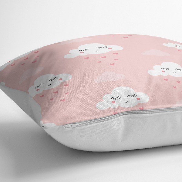 Față de pernă cu amestec din bumbac Minimalist Cushion Covers Modern Cloud Modern, 45 x 45 cm-image-2
