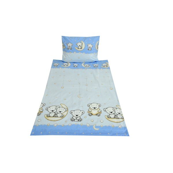 Lenjerie de pat pentru copii din bumbac 90x135 cm Teddy 