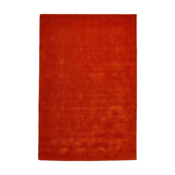 Covor din lână Think Rugs Kasbah, 150 x 230 cm, roșu teracotă