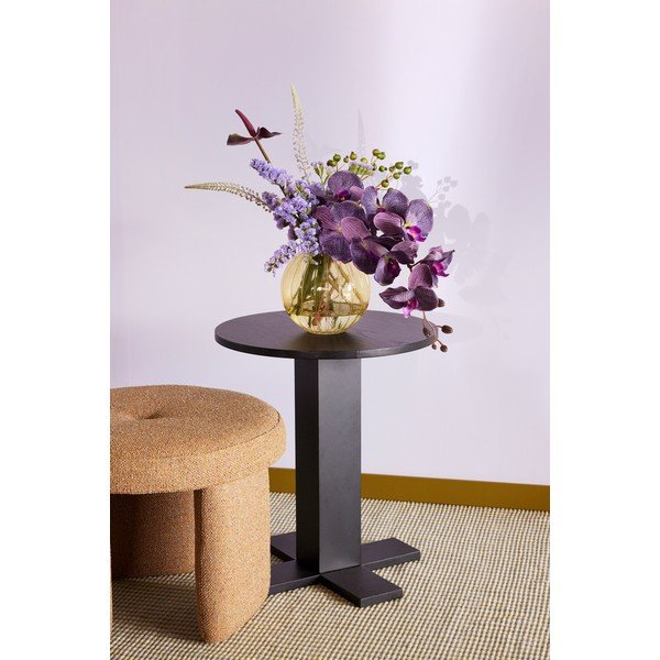 Măsuță auxiliară rotundă cu aspect de lemn de stejar ø 45 cm Koohi – Hübsch-image-4