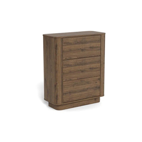 Comodă în culoare naturală închisă cu aspect de lemn de stejar 90x107x40 cm Atmore – Actona