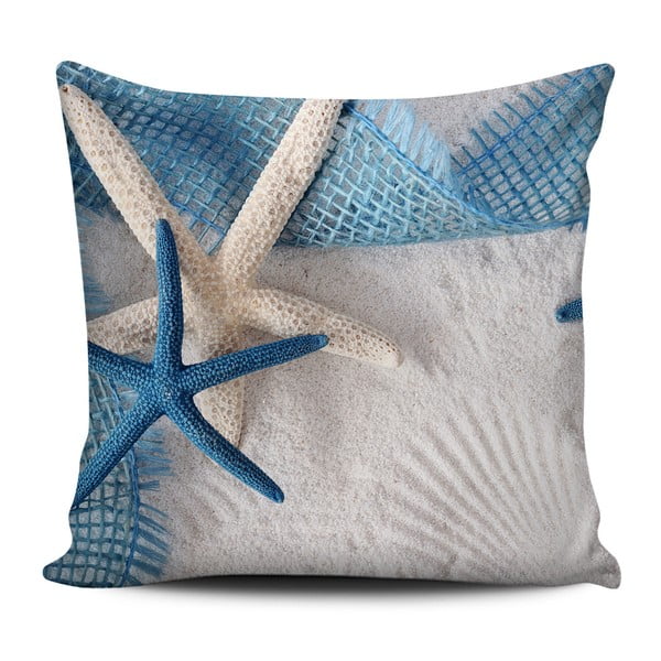 Pernă Home de Bleu Tropical Starfishs, 43 x 43 cm