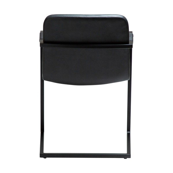 Scaun de dining negru cu cotiere Bounce – DAN-FORM Denmark-image-4