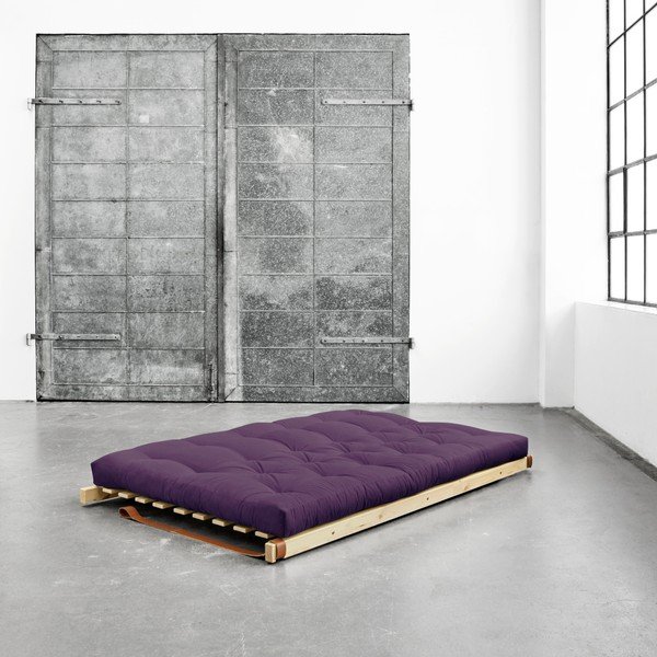 Canapea extensibilă Karup Jump Natural/Purple-image-1