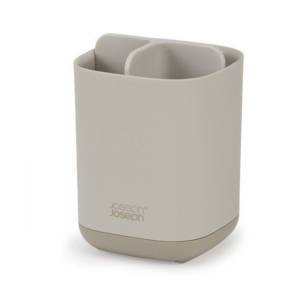 Suport pentru periuța de dinți bej din plastic EasyStore – Joseph Joseph