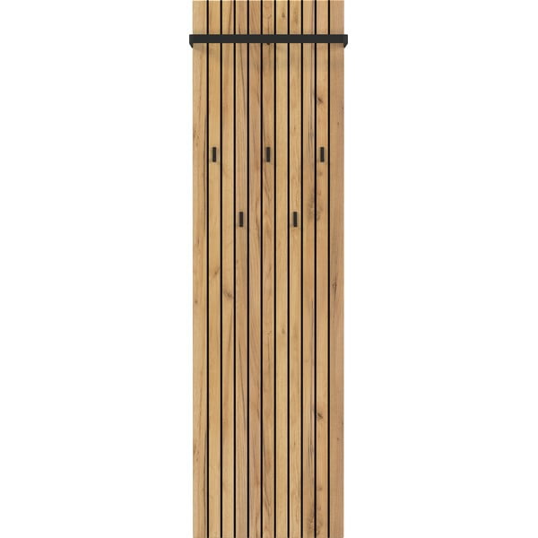 Cuier de perete în culoare naturală cu aspect de lemn de stejar 46 cm Libbiano – Germania