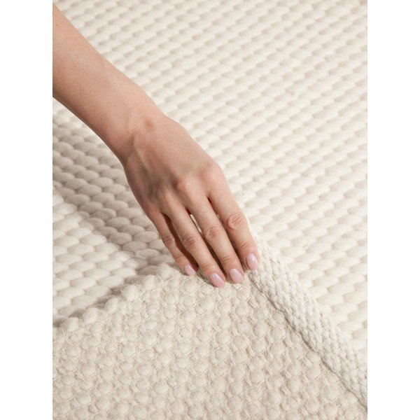 Covor crem țesut manual din lână 200x290 cm Lyon Beans – Elle Decoration-image-4