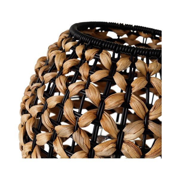 Veioză negru/natural (înălțime 23 cm) Natural Way – Casa Selección-image-2