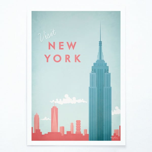 Poster Travelposter New York, A2