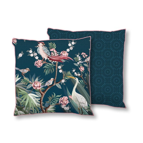 Pernă decorativă Descanso Sarenza, 50 x 50 cm, albastru închis