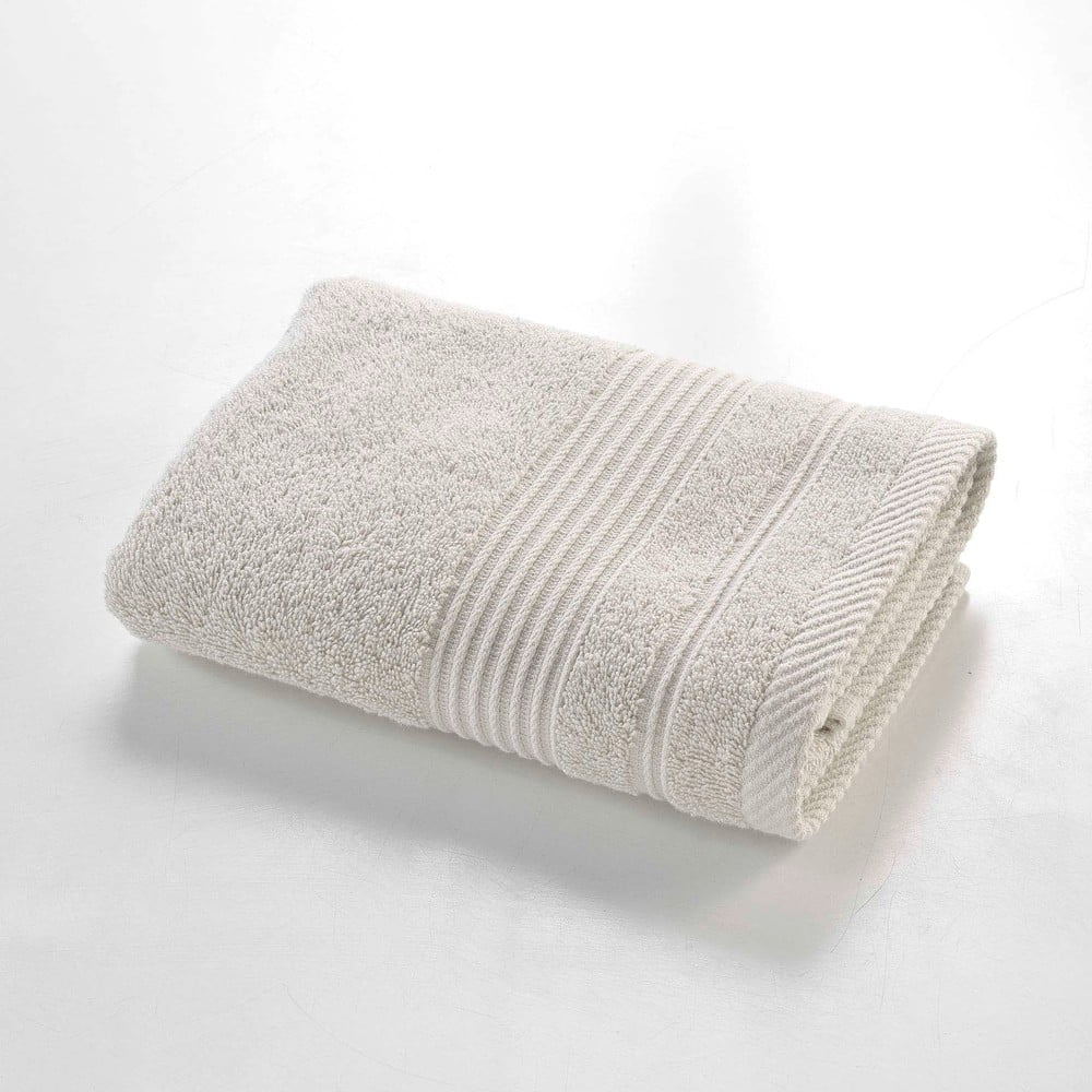 Prosop bej din bumbac din frotir 50x90 cm Tendresse – douceur d\'intérieur