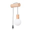 Aplică de perete în culoare naturală Arcadia – Sollux