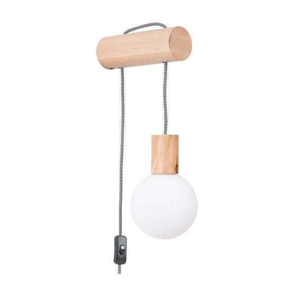 Aplică de perete în culoare naturală Arcadia – Sollux