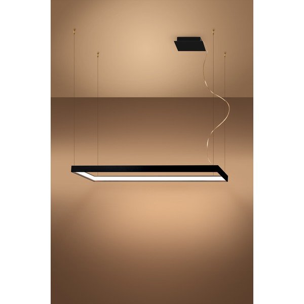 Lustră neagră LED din metal TUULA – Thoro-image-2