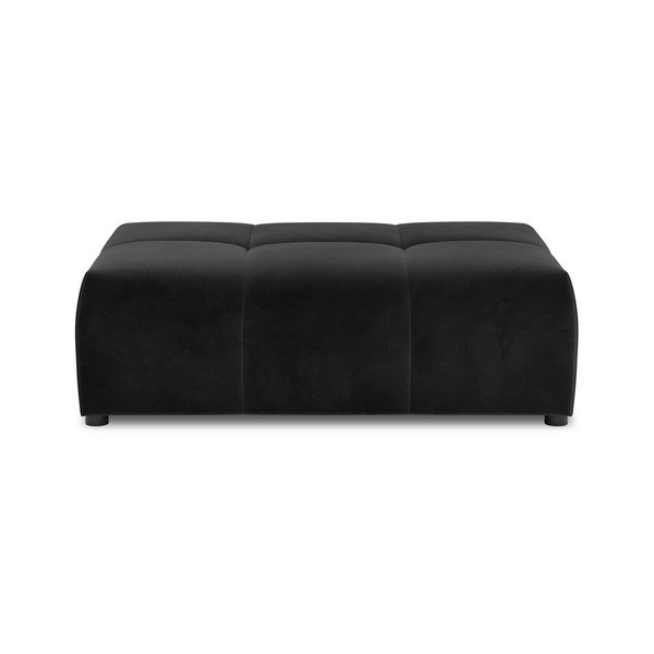 Modul pentru canapea negru cu tapițerie din catifea Rome Velvet - Cosmopolitan Design-image-2