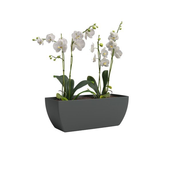 Jardinieră din plastic reciclat 40 cm Siena – Artevasi