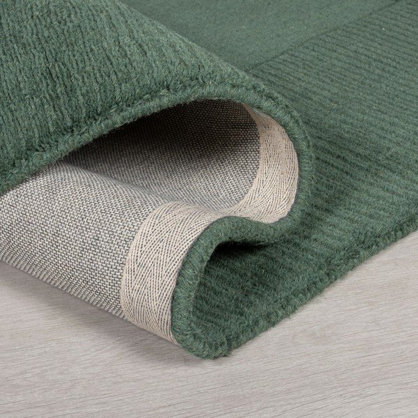 Covor din lână verde închis Flair Rugs Siena, 160 x 230 cm-image-4