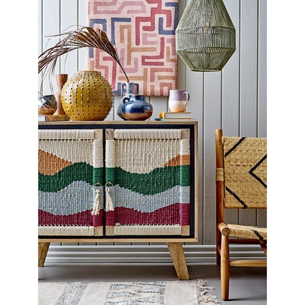 Comodă joasă din lemn de mango 93x80 cm Sedik - Bloomingville-image-2