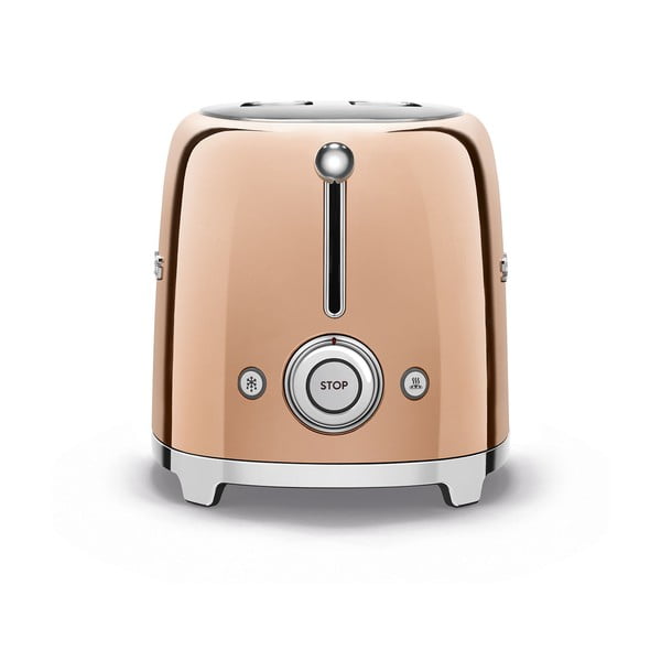 Prăjitor de pâine roz/auriu 50's Retro Style - SMEG-image-4