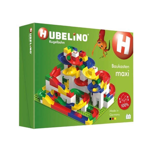 Kit de construcție pistă cu bile Hubelino, 213 piese-image-3