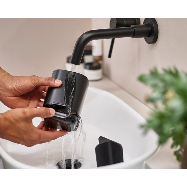 Suport pentru periuța de dinți negru din plastic EasyStore – Joseph Joseph-image-3