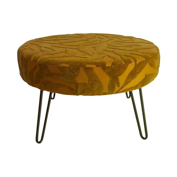 Taburet cu tapițerie din catifea Solor – Sema-image-2