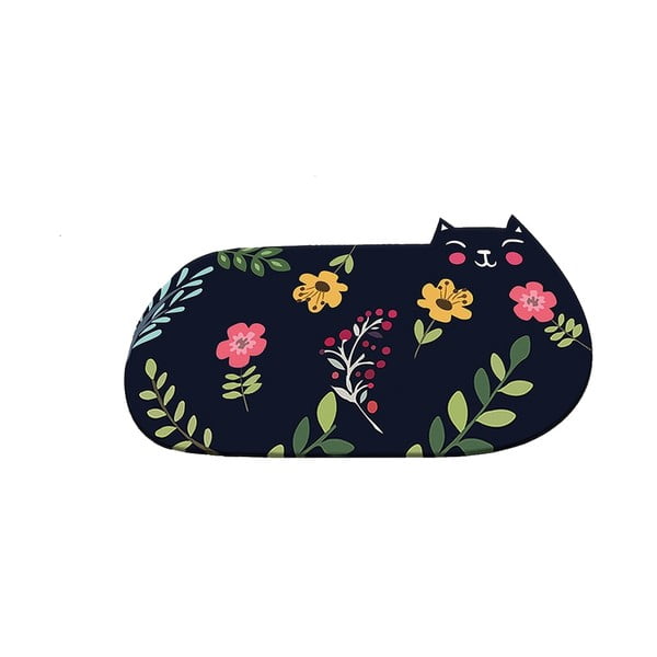 Covoraș de baie negru 80x140 cm Cattest – Foutastic