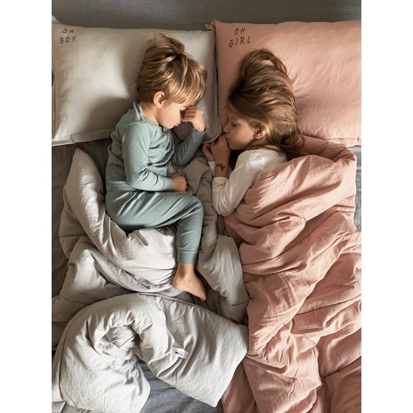 Pătură pentru copii gri deschis din bumbac 80x100 cm – Malomi Kids-image-1