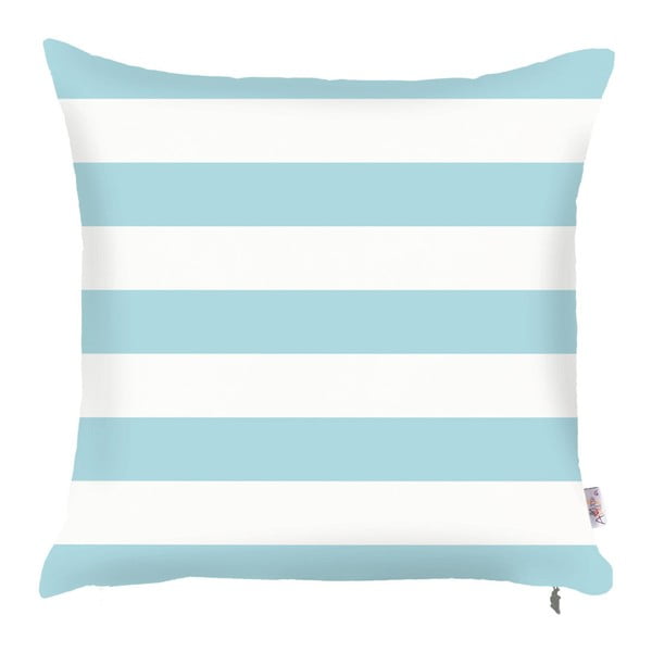 Față de pernă Mike & Co. NEW YORK Stripes, 43 x 43 cm, albastru alb