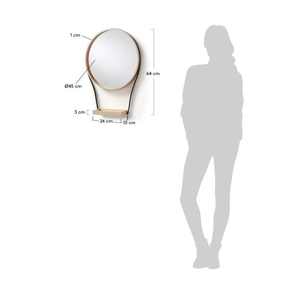 Oglindă de perete Kave Home Barlow-image-2