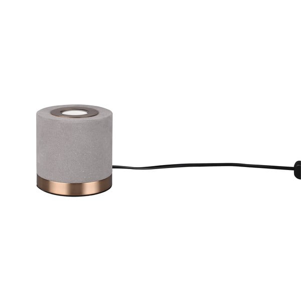 Veioză gri din catifea (înălțime 11 cm) Judy – Trio-image-3