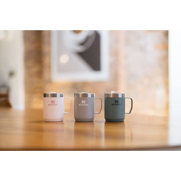 Cană termos roz-deschis din oțel inoxidabil 230 ml Stay-Hot Camp Mug Rose Quartz – Stanley-image-4