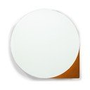 Dulap de baie teracotă suspendat/cu oglindă din metal 55x55 cm Sonnet – Spinder Design