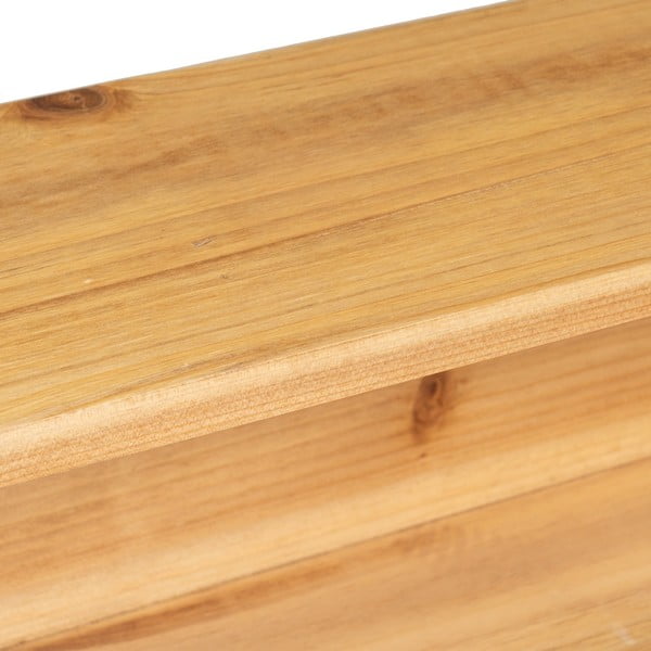 Raft în culoare naturală pentru fotografii din lemn masiv de plop 60 cm Aspen – Casa Selección-image-4