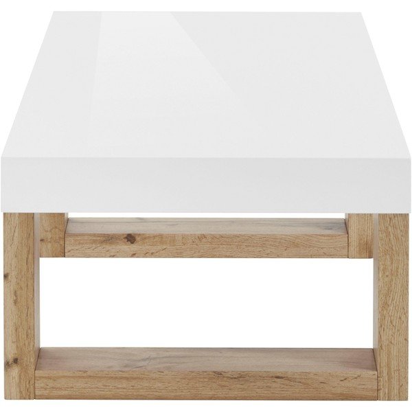 Măsuță de cafea albă 60x120 cm Solid – Støraa-image-2
