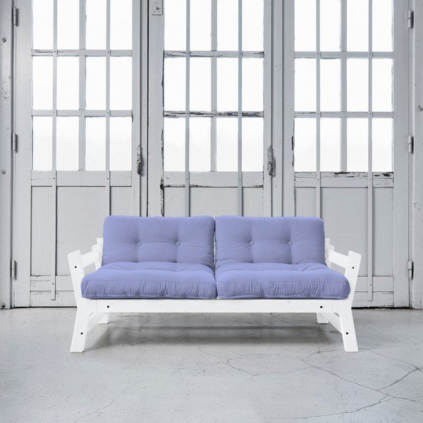 Canapea extensibilă Karup Step White/Blue Breeze-image-1