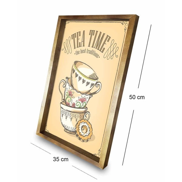 Tablou 35x50 cm Tea Time – Wallity-image-1
