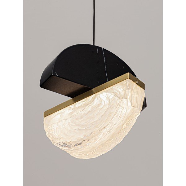 Lustră neagră LED cu intensitate reglabilă din metal ø 16 cm Dorin – Nova Luce-image-2