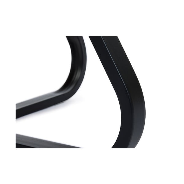 Măsuță de cafea în culoare naturală rotundă cu blat cu aspect de lemn de stejar ø 80 cm Cesura – Unique Furniture-image-3