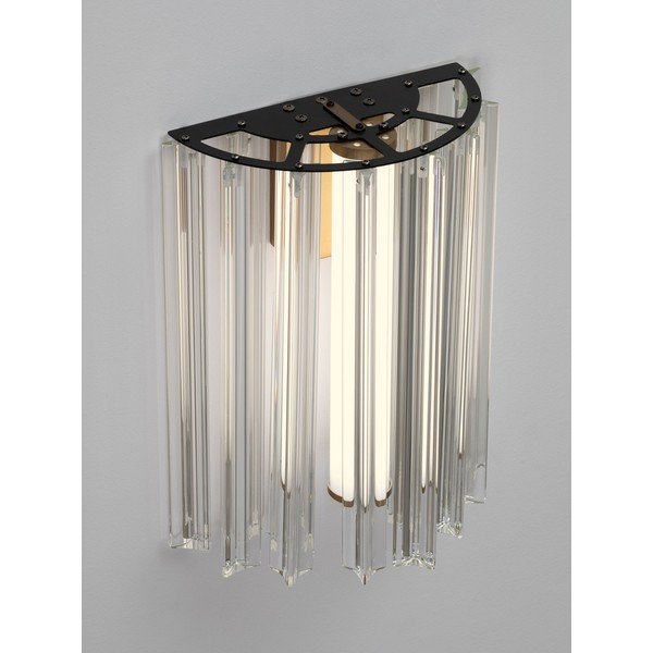 Aplică de perete alămie LED din sticlă Nol – Nova Luce-image-2