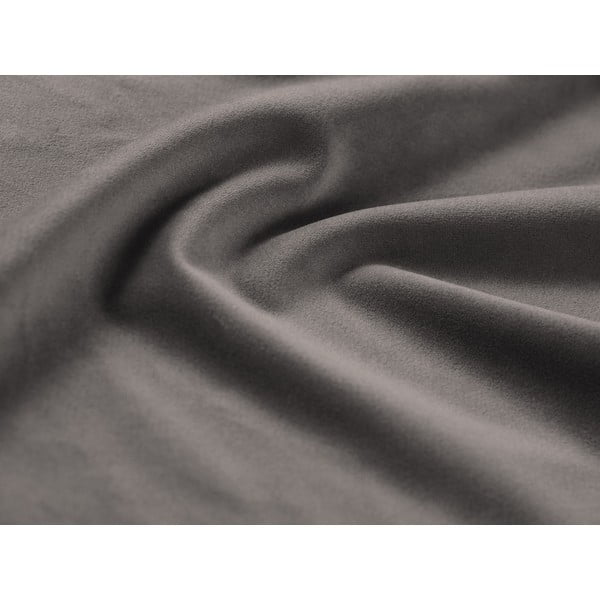 Taburet gri deschis cu tapițerie din catifea Kyoto – Cosmopolitan Design-image-4