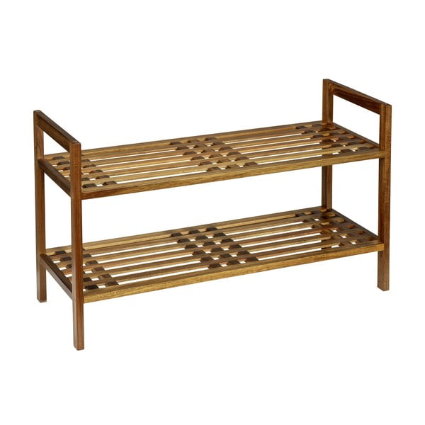 Pantofar în culoare naturală din lemn de acacia 69x40,5x27 cm Fondi – Wenko