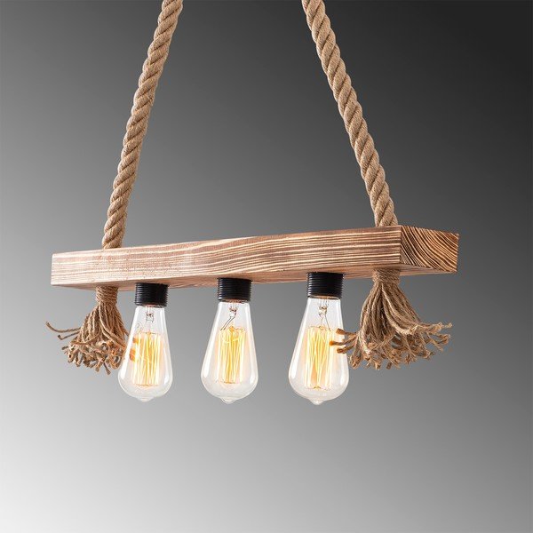 Lustră în culoare naturală Erebos – Opviq lights-image-4