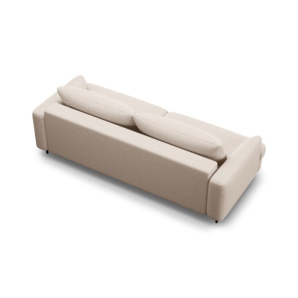 Canapea bej extensibilă/cu spațiu de depozitare 233 cm Naomi – Micadoni -image-2