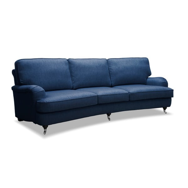 Canapea cu 3 locuri Vivonita William, albastru