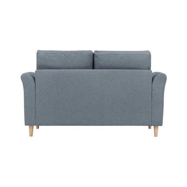 Canapea cu 2 locuri Kooko Home Smooth, albastru-image-4
