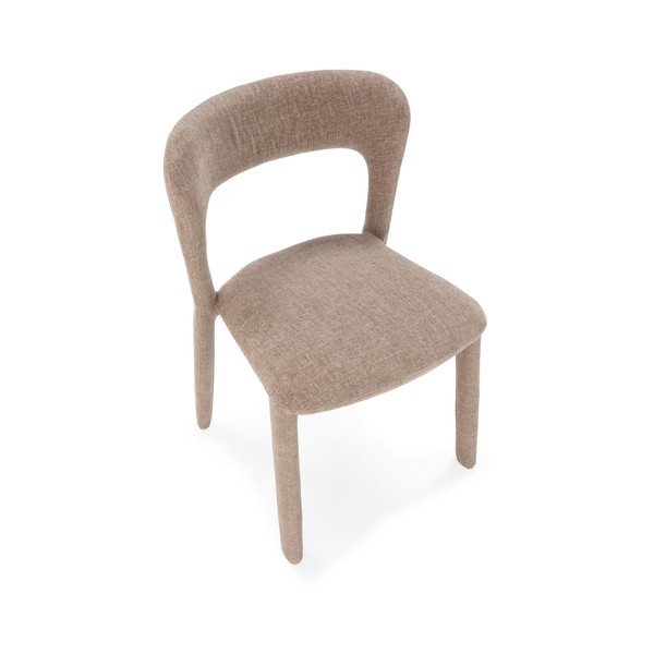 Scaun de living gri deschis tapițat Lilia – MOME-image-2